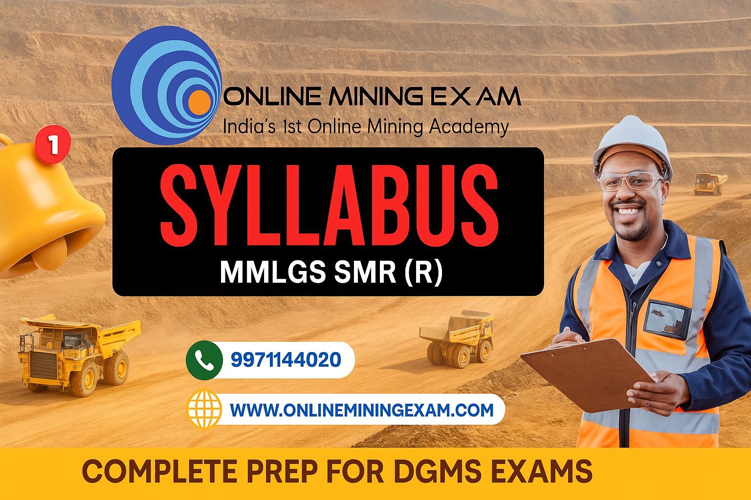 MMLGS Syllabus for DGMS Exam – Metal Second Class Restricted (Management,  Legislation & General Safety