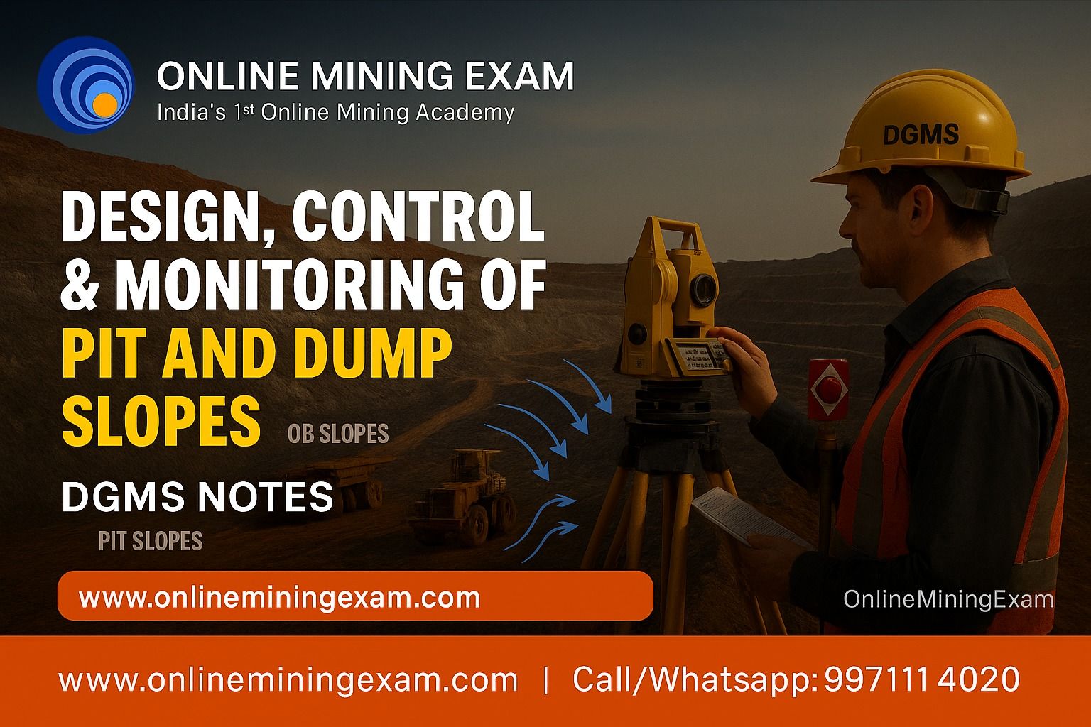 Design, Control & Monitoring of Pit and Dump Slopes in Opencast Mines ...